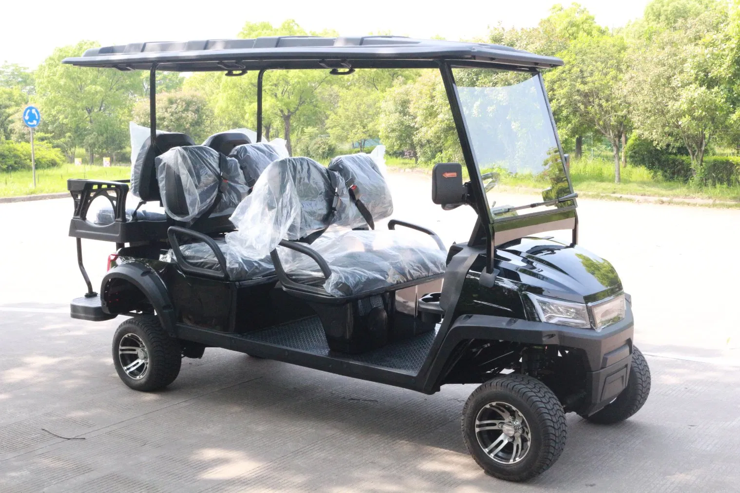 New 4 Seat Adults Beach Motorcycle Buggy for Sale Luxury 48V Hdk Evolution Electric Golf Cart