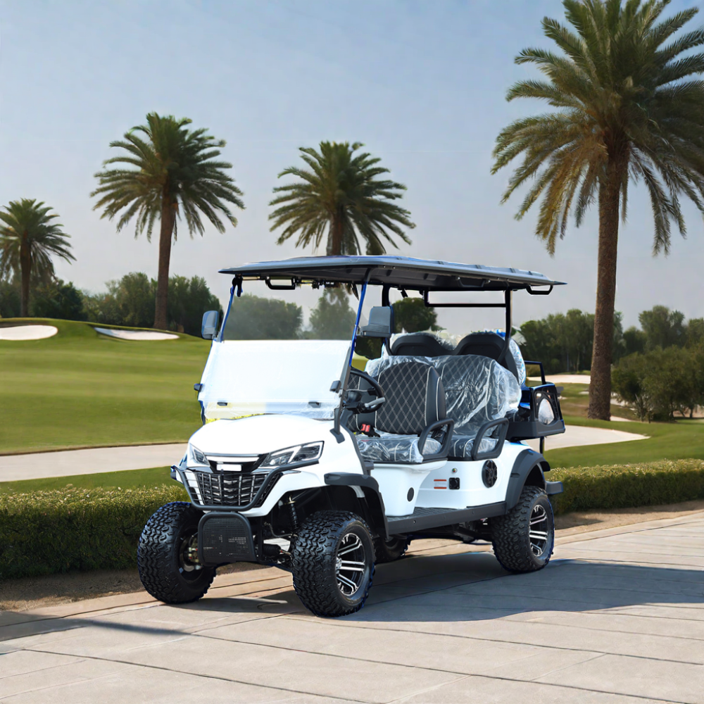 CE Certificate New Design Multifunctional Electric AC 5kw Motor Modern off Road 6 Passenger Golf Cart