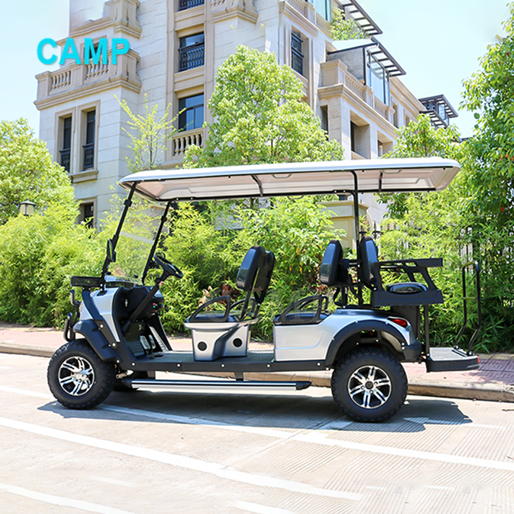 Multifunctional 72V AC System Lithium Battery Powered 6 Passenger Golf Cart