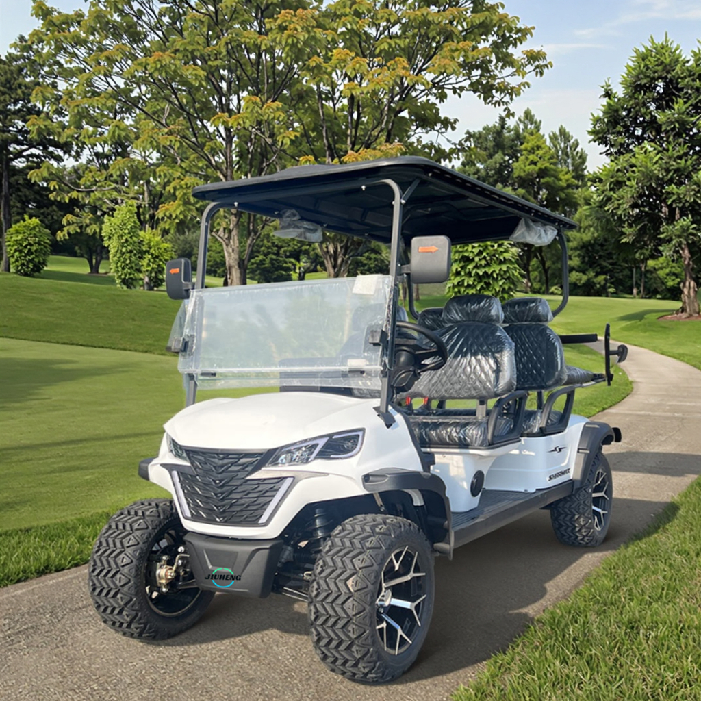 2026 Customized 72V Electric Golf Cart CE Certified Powerful Electric Vehicle for 4 Seaters for Farmer's Club Sightseeing