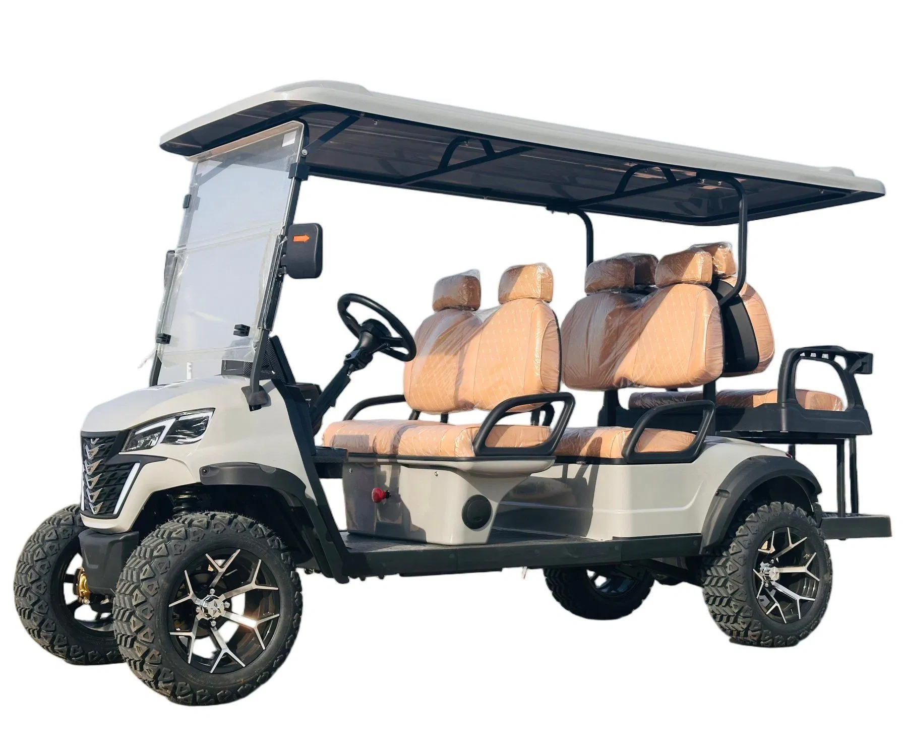 Premium Electric Vehicle Cart 6-Seater Electric Golf Cart Golf Trolley for Effortless Course Travel Golf Course Go-Carts