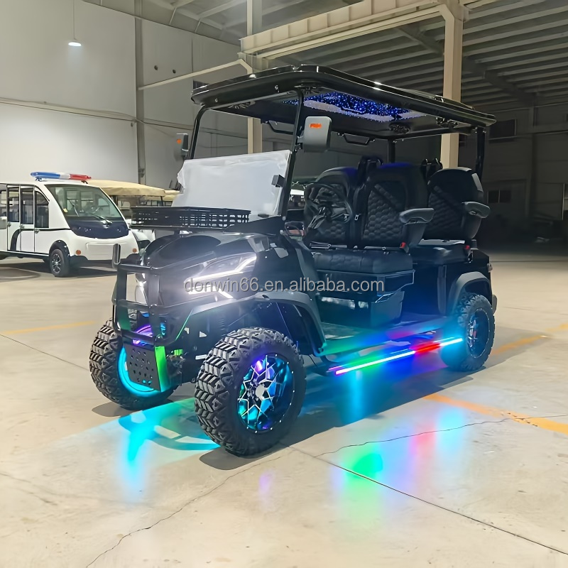 Made in China New Club Off-road Golf Carts, 4Seater comfort Golf Carts for Sale