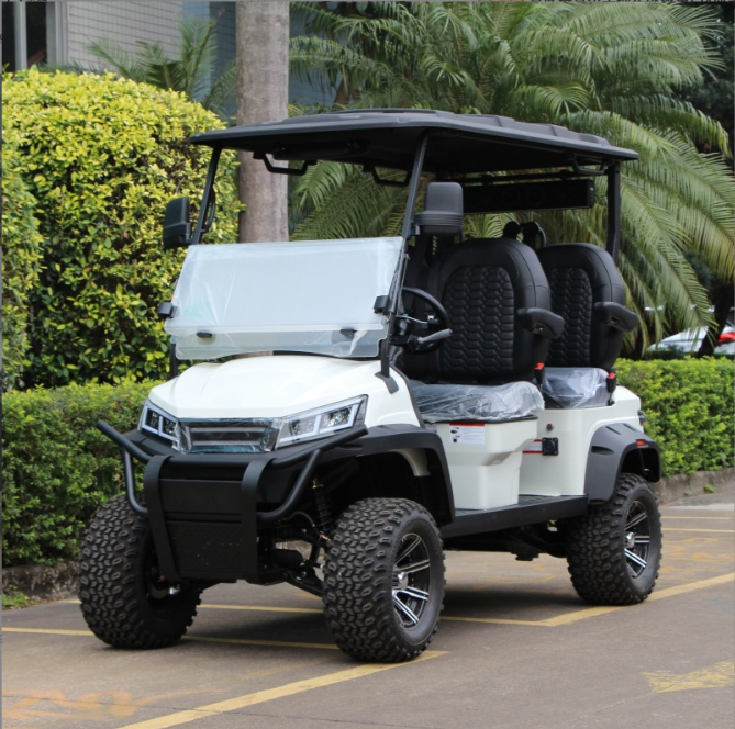 Luxury Chinese Electric 4 Seater Golf Cart with Luxury Seats for Golf Course and Use