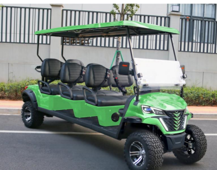 8 Seat Golf Cart - DOT Certified Multi-Passenger Resort Grade System &amp; Heavy-Duty Enterprise Fleet Custom Solutions