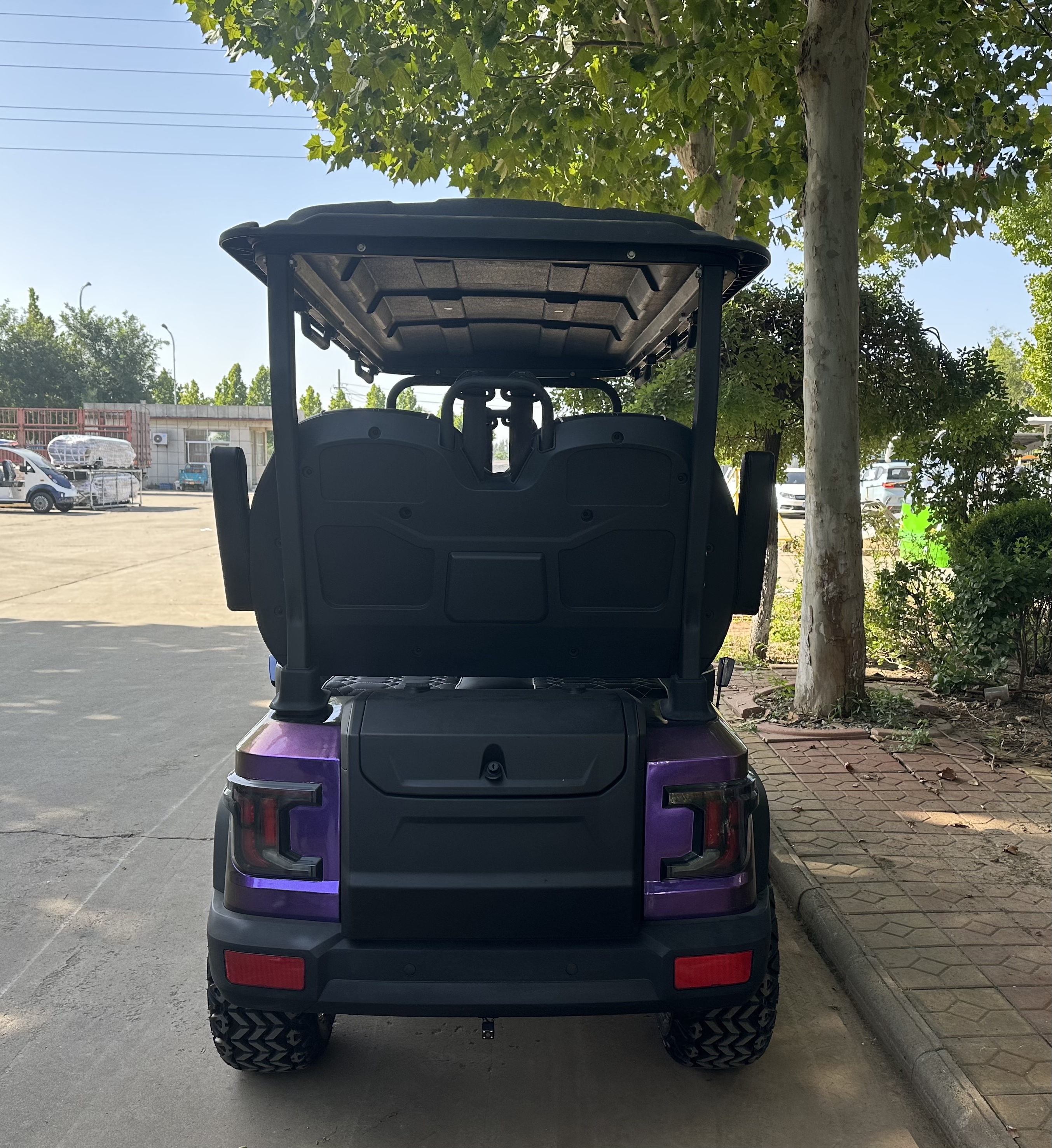 2025 Golf Cart 4 Seat Forward Facing Customizable Electric Golf Cart 48v/60v/72v Voltage Shuotong for Golf with Luxury Seating