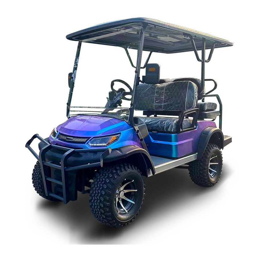 Factory Supply Off-Road Electric Golf Buggy Wholesale Smart 4 Seat Electric Car Lithium Battery Electric 4x4 Golf Cart for Sale