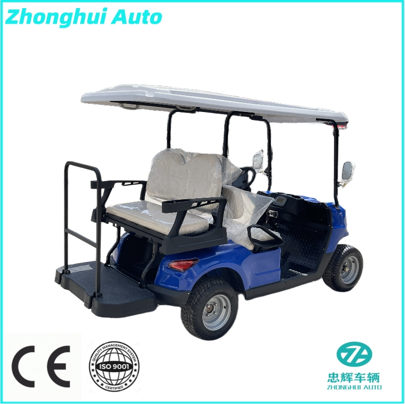 Camp Luxury off Road Electric Golf Carts Sightseeing Club Car 72V Lithium Battery Golf Buggy