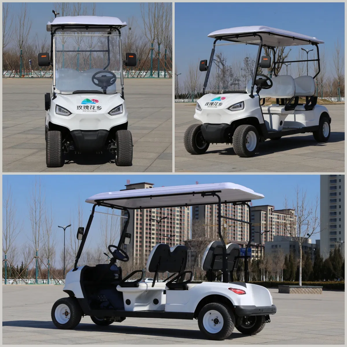 Stylish Lifted Golf Carts: 6-Seater Electric Luxury Ride