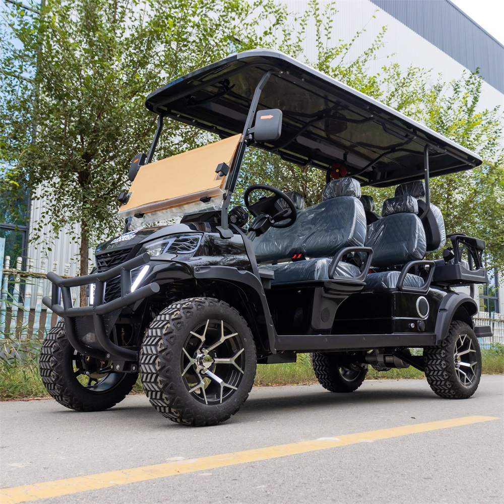 4x4 Seater Off-Road Golf Car Street Legal 72V Electric 2+2 4 Seater Off Road Buggy Lithium Battery Mini Golf Cart