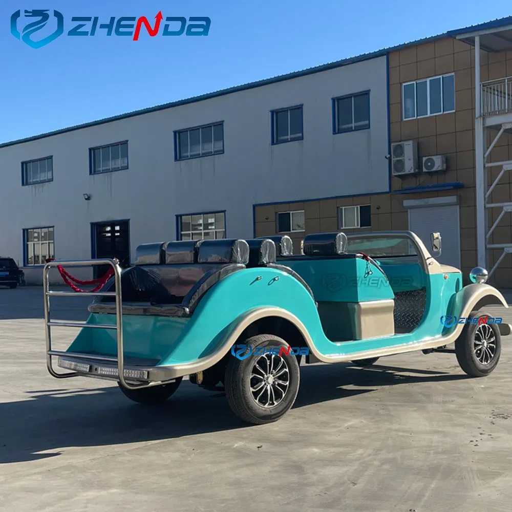 Luxury Cheap 2&4 Seats Electric Vintage/Antique/Classic Golf Cart for Wedding Resort Hotel
