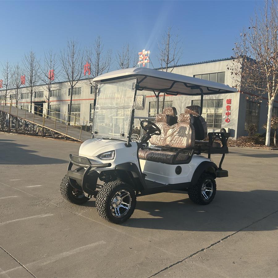 New Design Vehicle Off-road Comfortable Sightseeing Golf Cart Hunting Golf Cart 4 Seater Golf Cart Electric