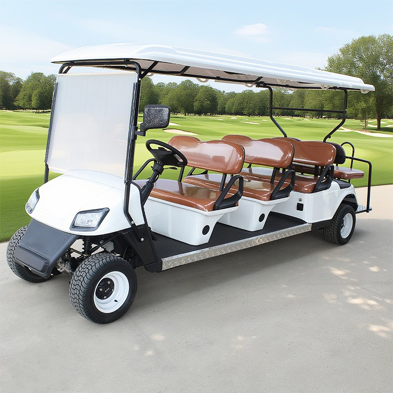 Factory Direct Price Battery 8 Seats Luxury Electric Sightseeing Car Golf Cart Club Car
