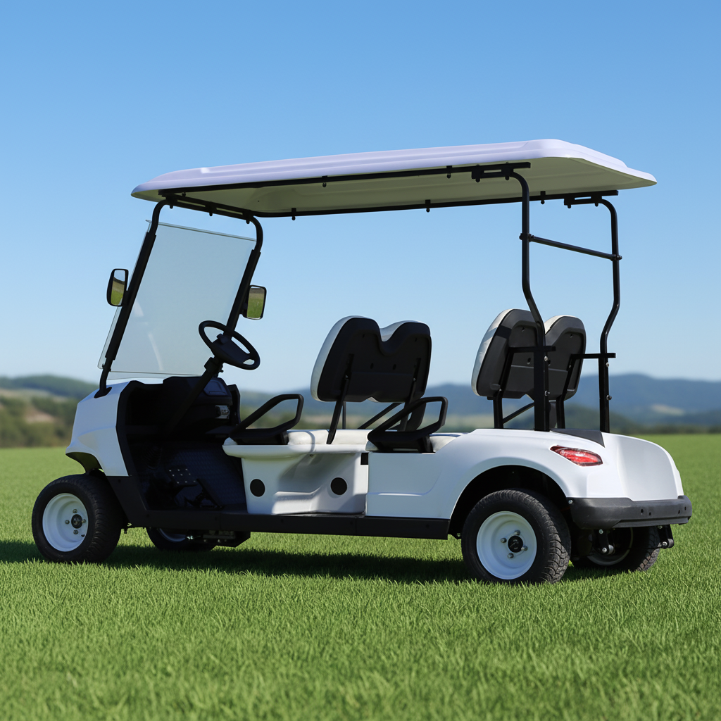 4 Seater Mini Electric Golf Cart for Personal Villa and Garden Use