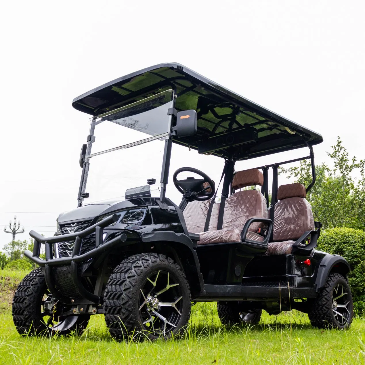 CE Approved Luxury Design off-Road Carts Electric with Folding Windshield 2/4/6 Seats Golf Cart