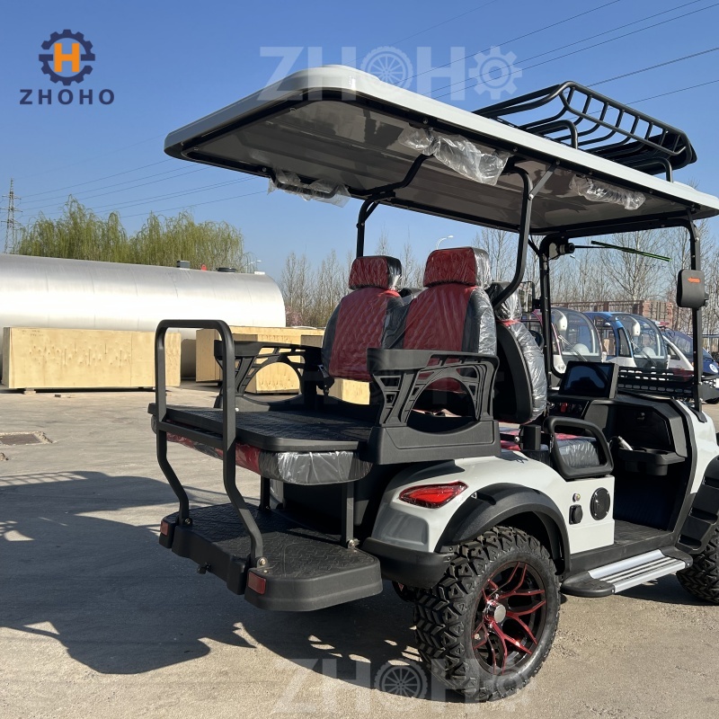 Genuine New Battery-powered 3-4 Seat Electric Golf Cart/pickup Truck/go-kart With A Speed Range Of 30-50 Km/h.