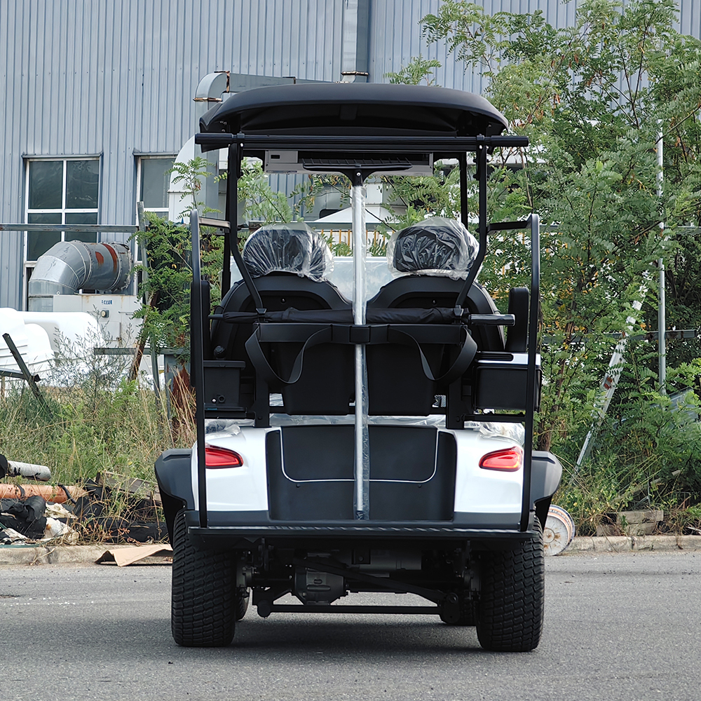 Professional Electric Single Person Golf Cart with 48V Lithium Battery 70-90km Range AC Motor 30km/h Max Speed Disc Brakes