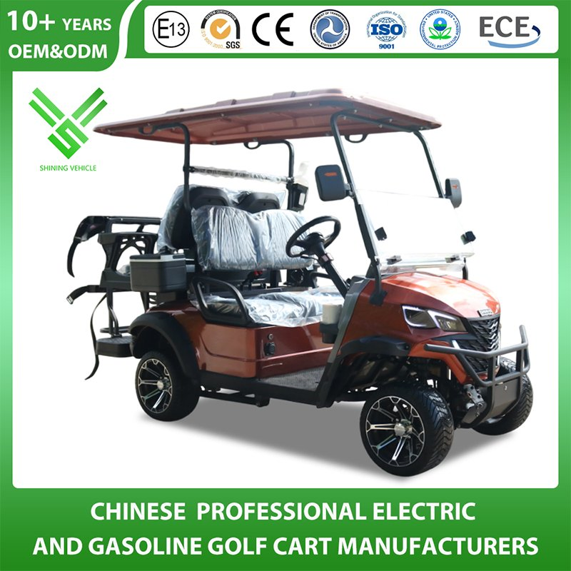 OEM Street Legal 4 Passenger Sightseeing Car Luxury Electric Tourist Golf Cart