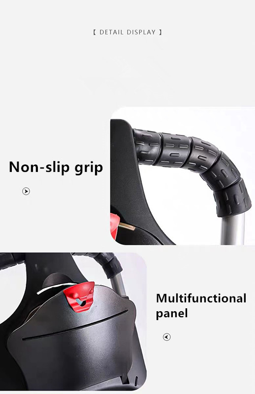 Wholesale Top Quality Foldable Hand Push 4 Wheels with Seat Golf Bag Cart