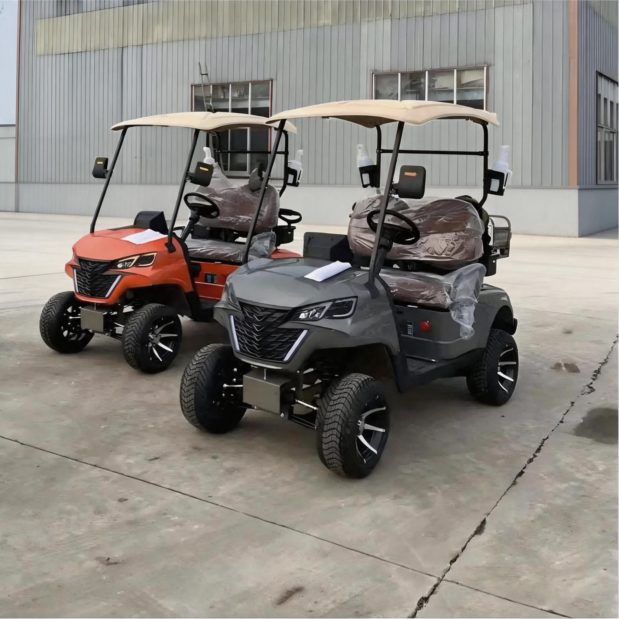 Off-Road 4 Seater Electric Golf Cart with Lithium Battery 60V Modern Hunting Golf Buggy for Resort