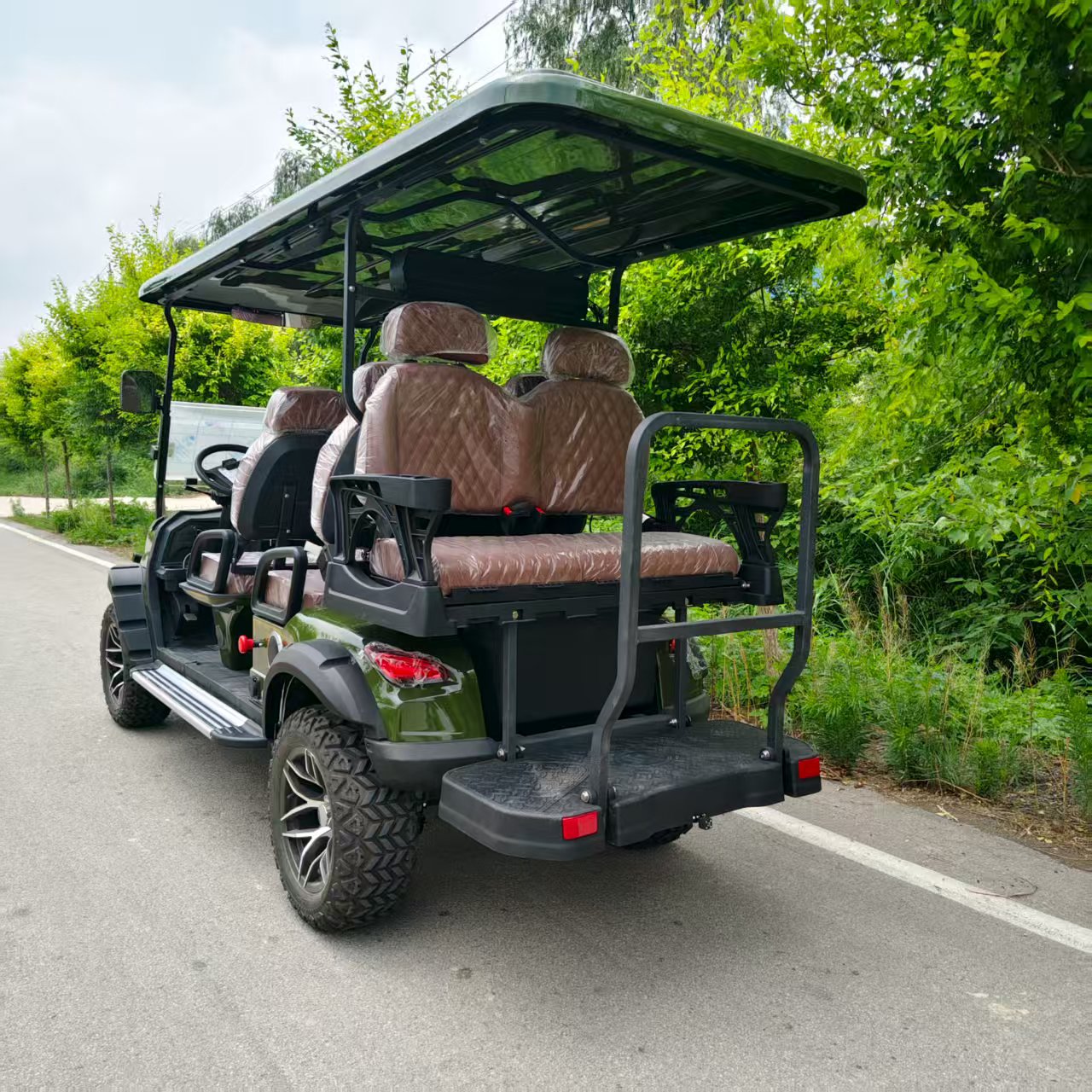 Wholesale Price EPA Certified Gas or Electric Powered Golf Carts/off Road Golf Car with Gasoline Engine with 4 or 6 Seaters