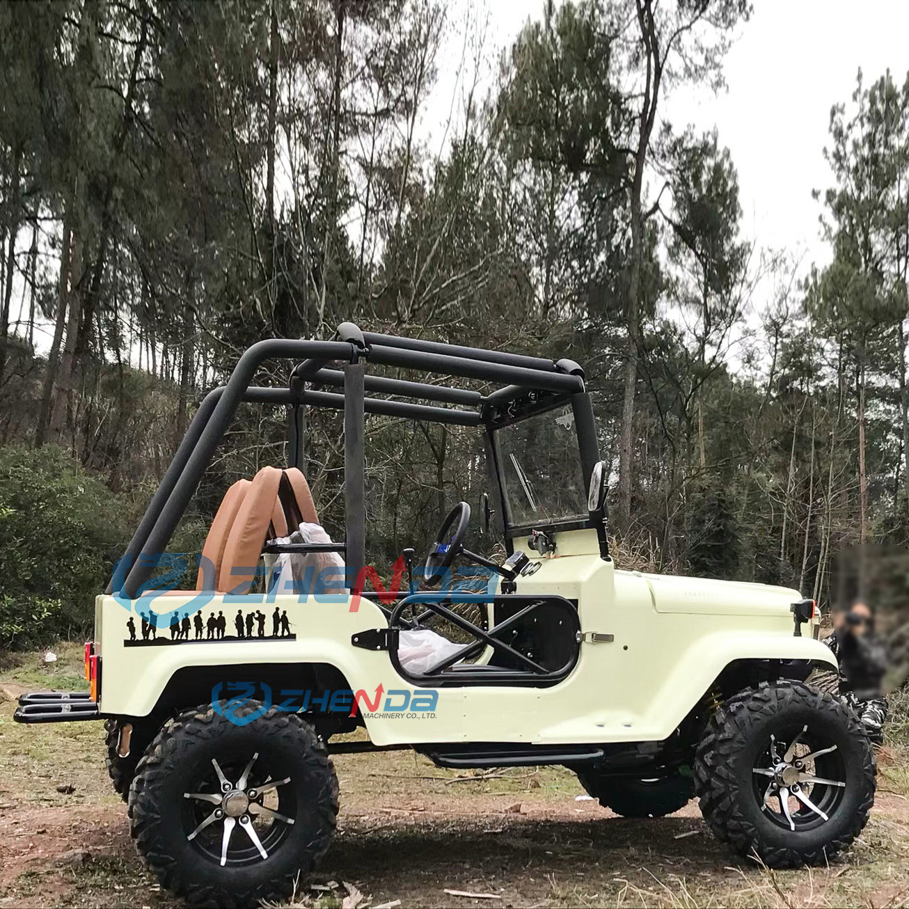 Multifunctional 4x4 Mini Jeep Car New Energy Vehicle Street Legal Gas /Electric Powered Golf Carts Buggy on Sale
