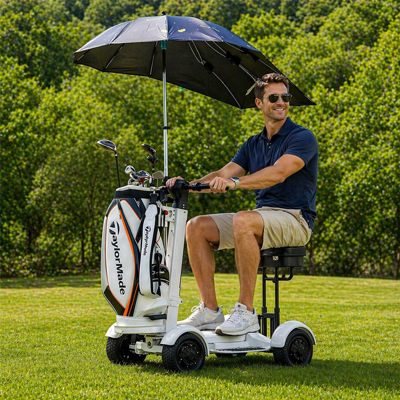 Eswing M12-1 Electric Golf Scooter Foldable 4 Wheel Golf Cart Personal Transport Scooter for Golf Course