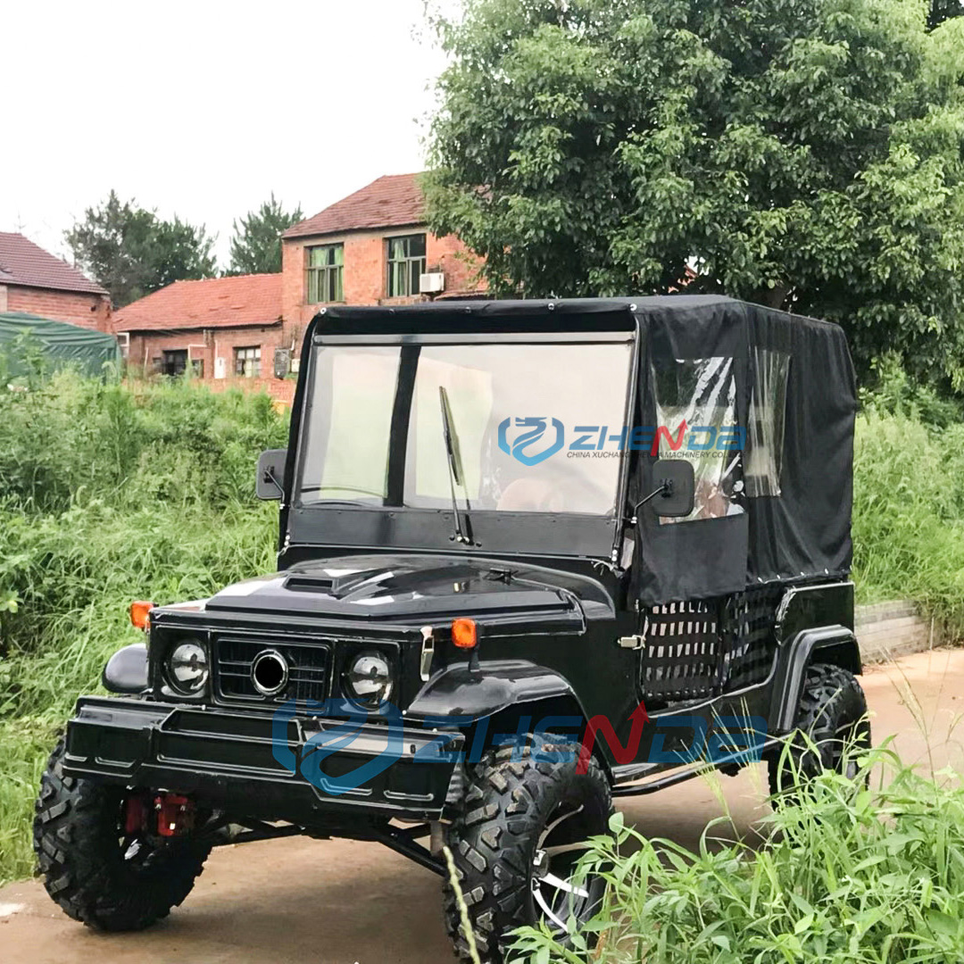Multifunctional 4x4 Mini Jeep Car New Energy Vehicle Street Legal Gas /Electric Powered Golf Carts Buggy on Sale