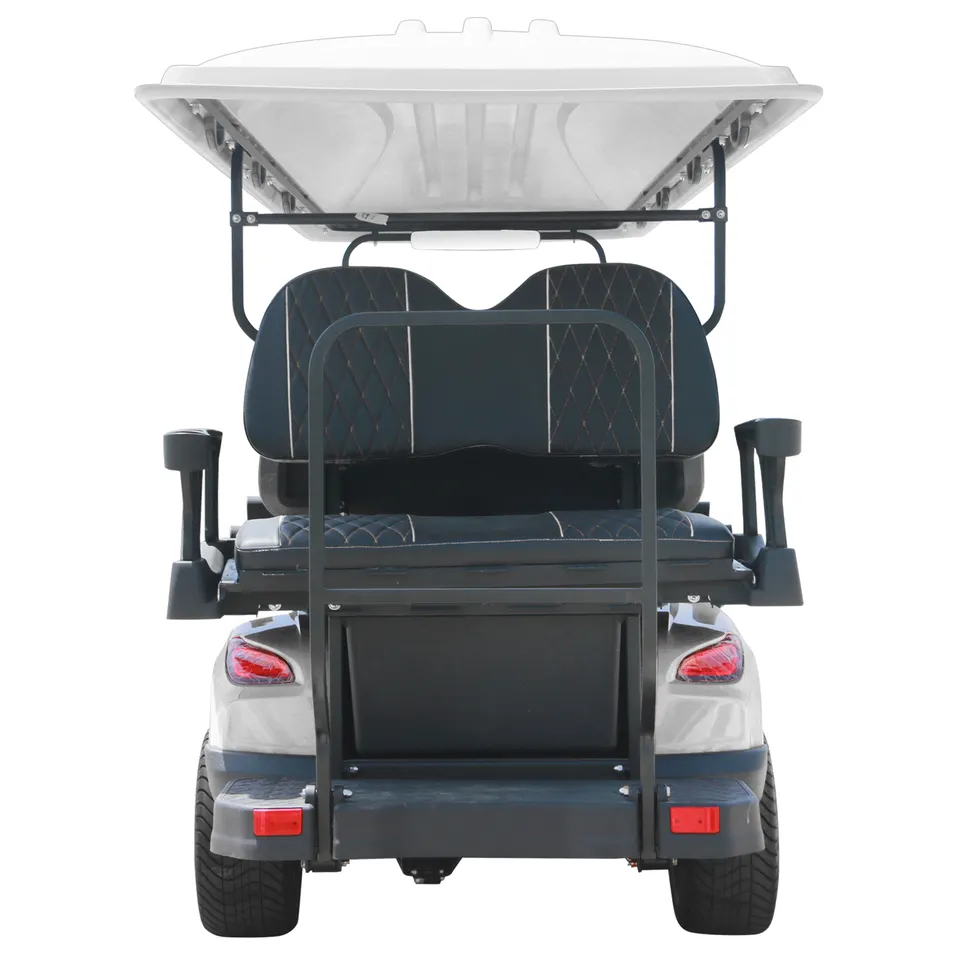 Electric Short Trip Friendly 6+2 Golf Cart for Woodland Work and Outdoor Camping 70-90KM Range Spacious Luxury CE Certified