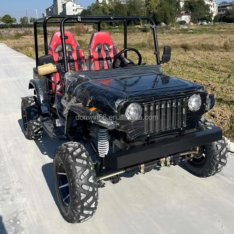 Multi Purpose 150cc Gas Engine Jeep 4 Wheel Off Road Cart For Sightseeing Patrol