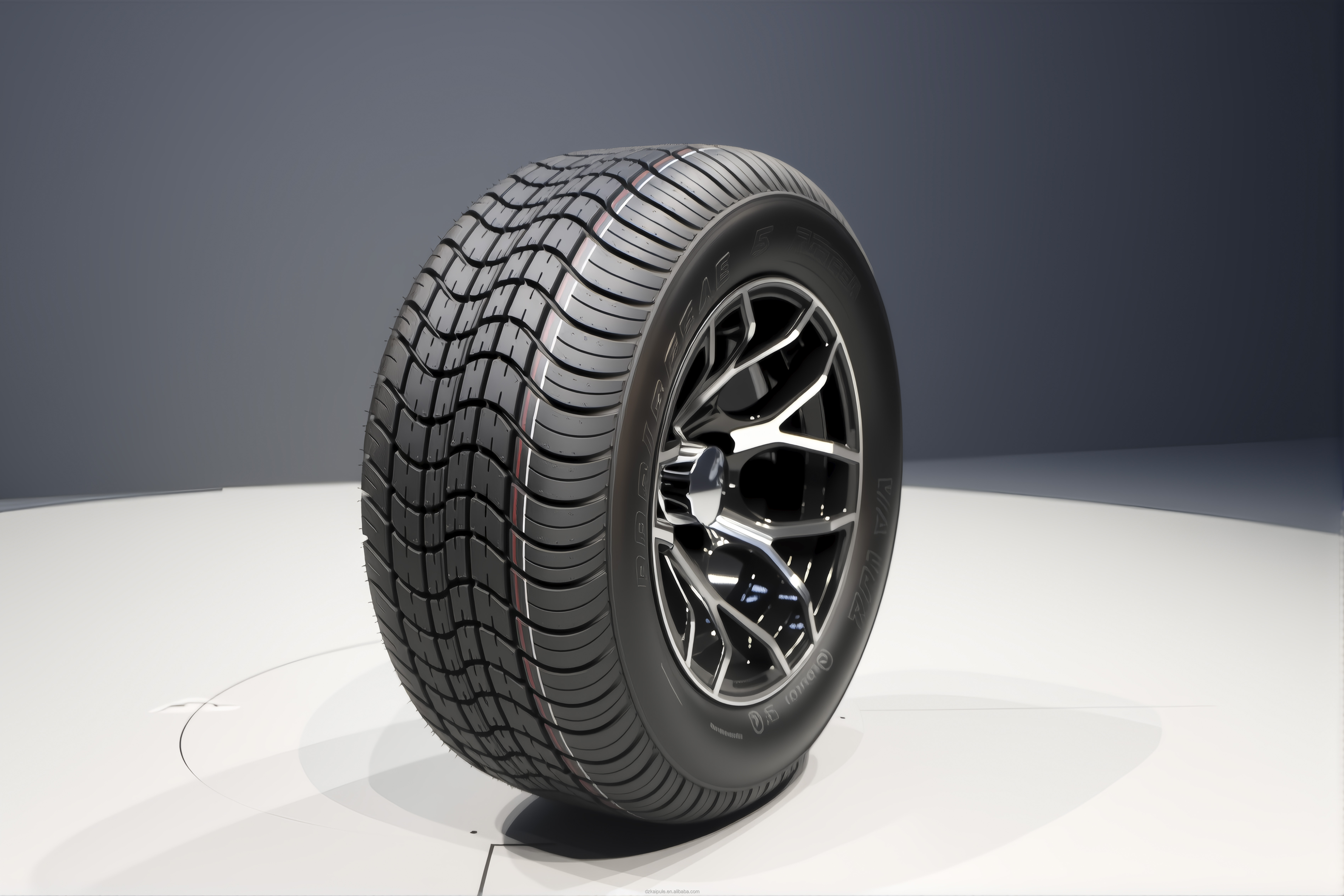 Kepler Wholesale Price Golf Cart Universal Accessories 12-Inch Tire with Aluminum Alloy Wheel Rim