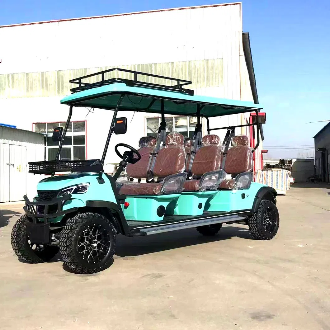 Green Electric Golf Cart