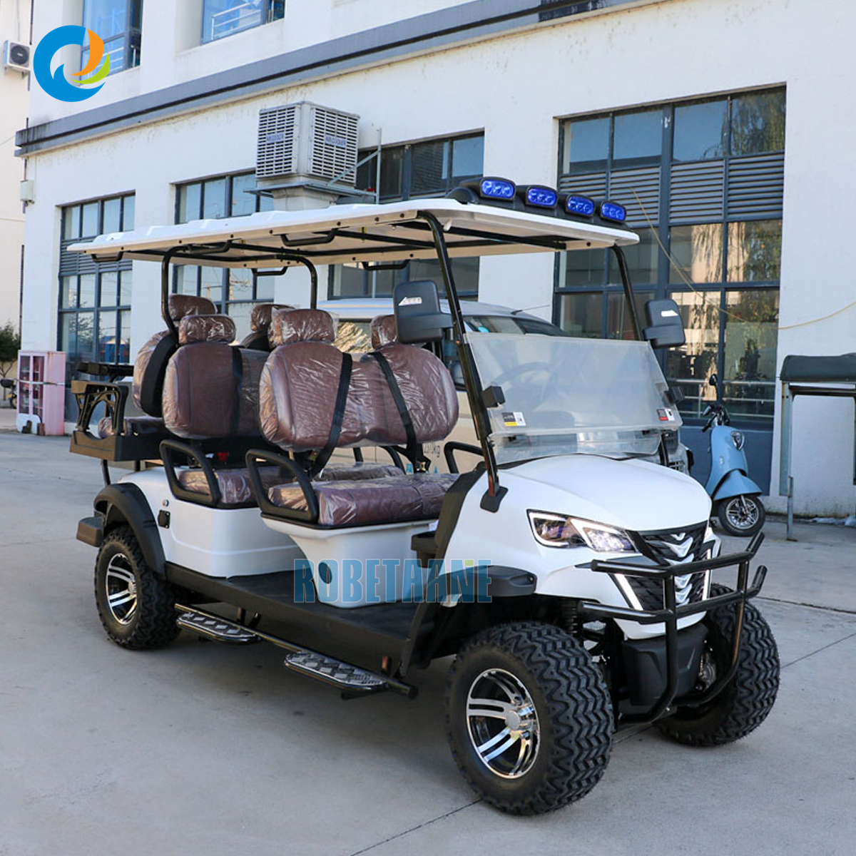 Robetaa New Electric 6 Seater Golf Cart Power Direct Manufacturer Sales Excellent Quality for Personal Use Resale