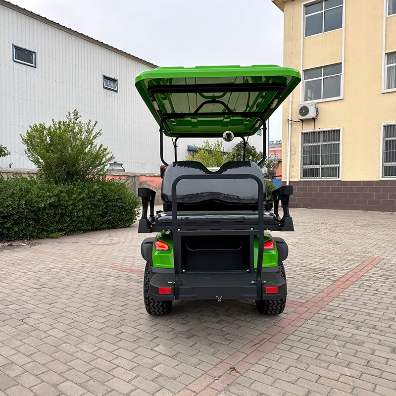 Practical and High-quality 4-seater 48V/ 60V / 72V Electric Golf Cart, Equipped with Foldable Seats and Golf Course Ice Baskets