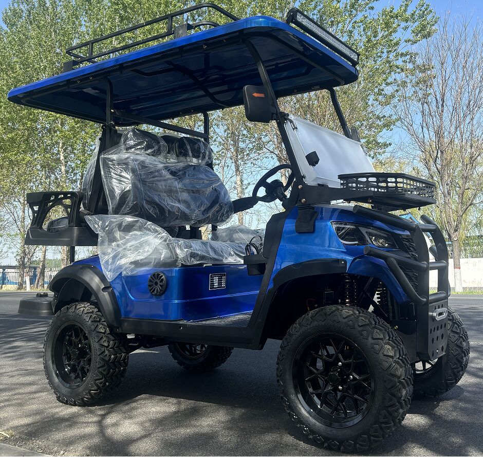 WELIFTRICH Cheap 72V Lithium Battery Lifted 4 Seater Folding Electric Golf Carts for Sale 2