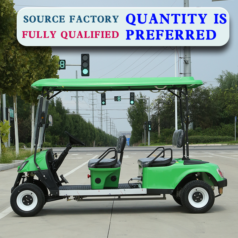 2025 Wholesale Customizable 4 Wheel Electric Mini Golf Cart Sightseeing Vehicle Electric Utility Golf Car