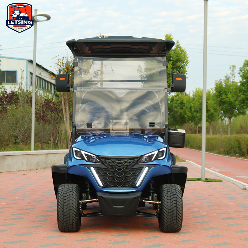 Independent Suspension 4-seater Passenger Electric Sightseeing Golf Cart Multifunctional Vehicle 5KW Motor Lithium Battery