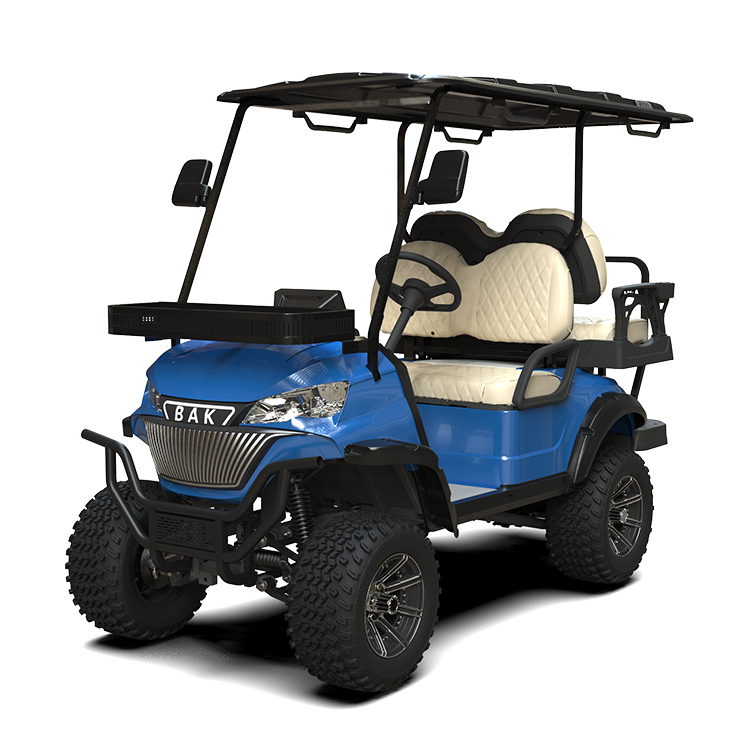 Factory Price Street Legal Club Car Personal 4 Seater Road Hunting Electric Golf Cart 5KW Steel BAK Lithium Battery 30-50km/h
