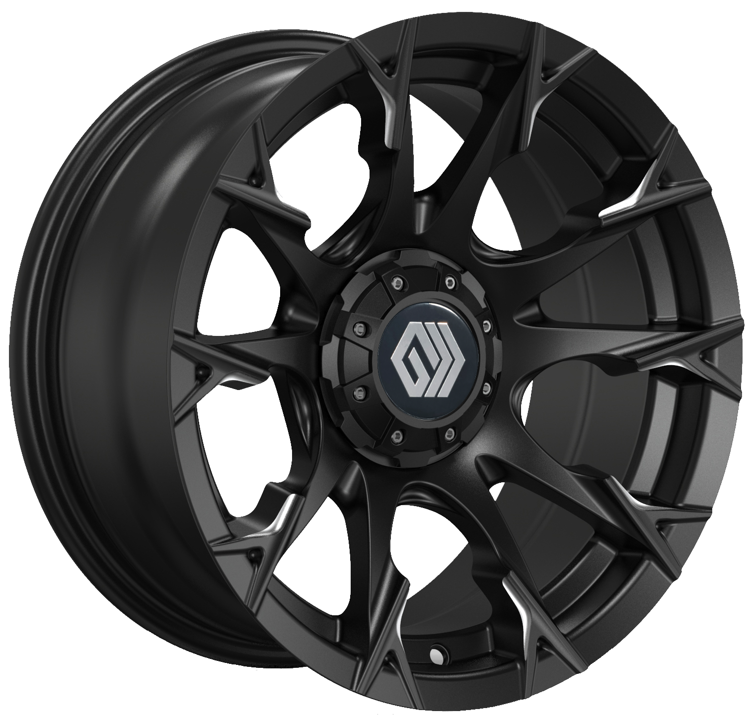 Genek Aluminum Wheel Glide Walk Black with Machined Features 12*7 Golf Cart Accessories