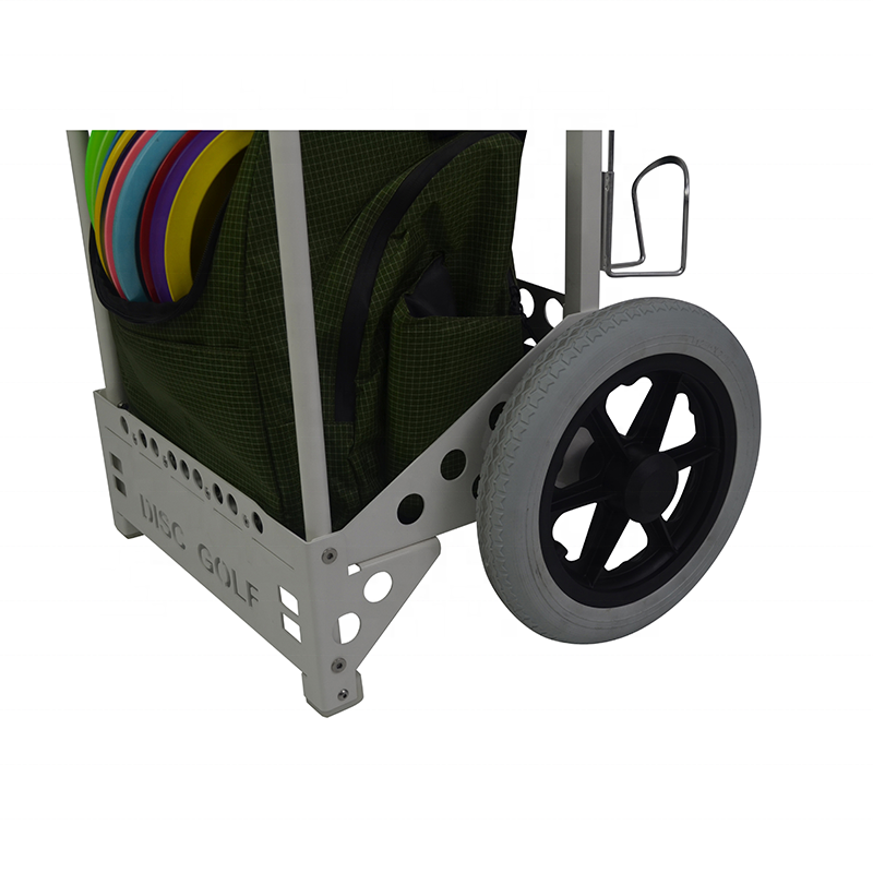 Factory Direct Hippo Sport HSC-003 Custom Design Aluminum Cart Sturdy Frame Disc Golf Cart Customizable Options Carrying Disc