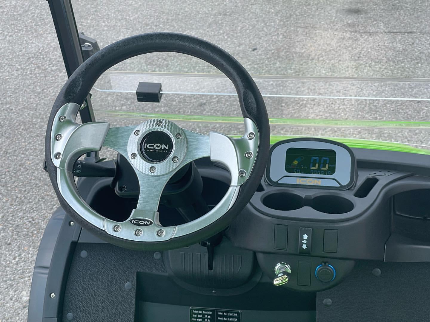 Affordable Original Green 4 Seater Electric Golf Cart With Roof And Off Road Tires
