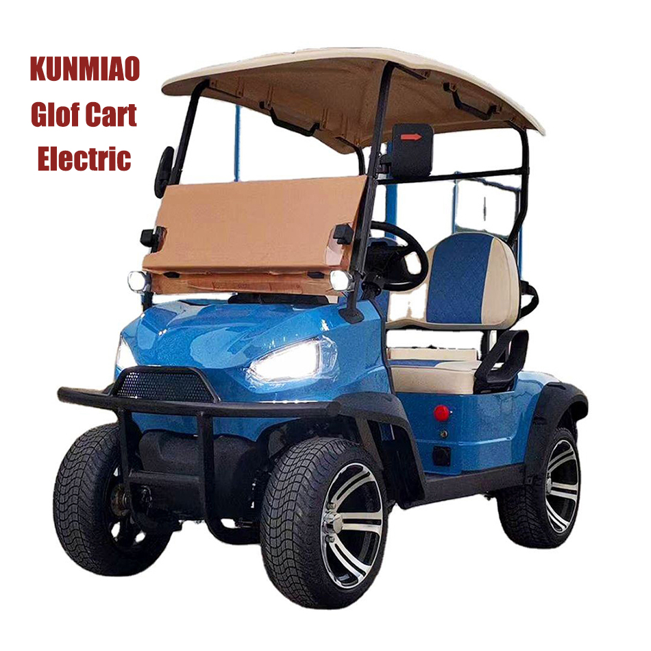 2 Seaters Sightseeing Range 70-80km Range Golf Course Model Lithium Electric Buggy Cart