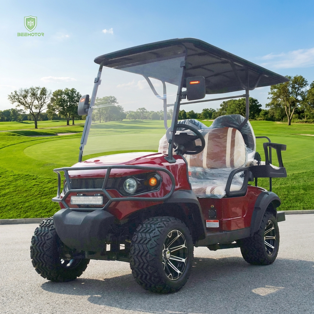 Golf Cart 4 Seater Electric Custom OEM ODM Waterproof LED for Resort Park Personal Use