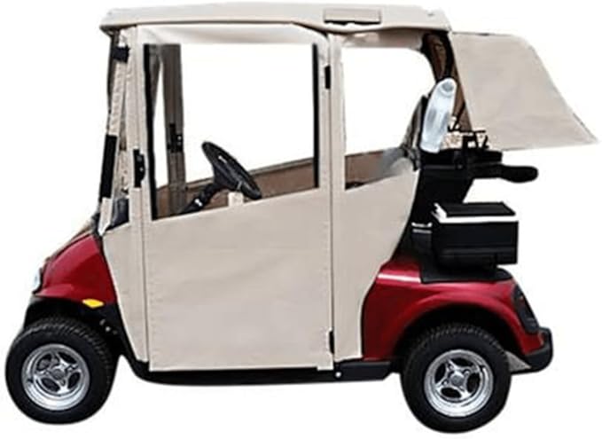 Golf Cart Club Cover In Canvas For 2 Passenger Club Car Precedent Onward &amp; Tempo Rain Cover GCC/CE Certification 70-90km Range