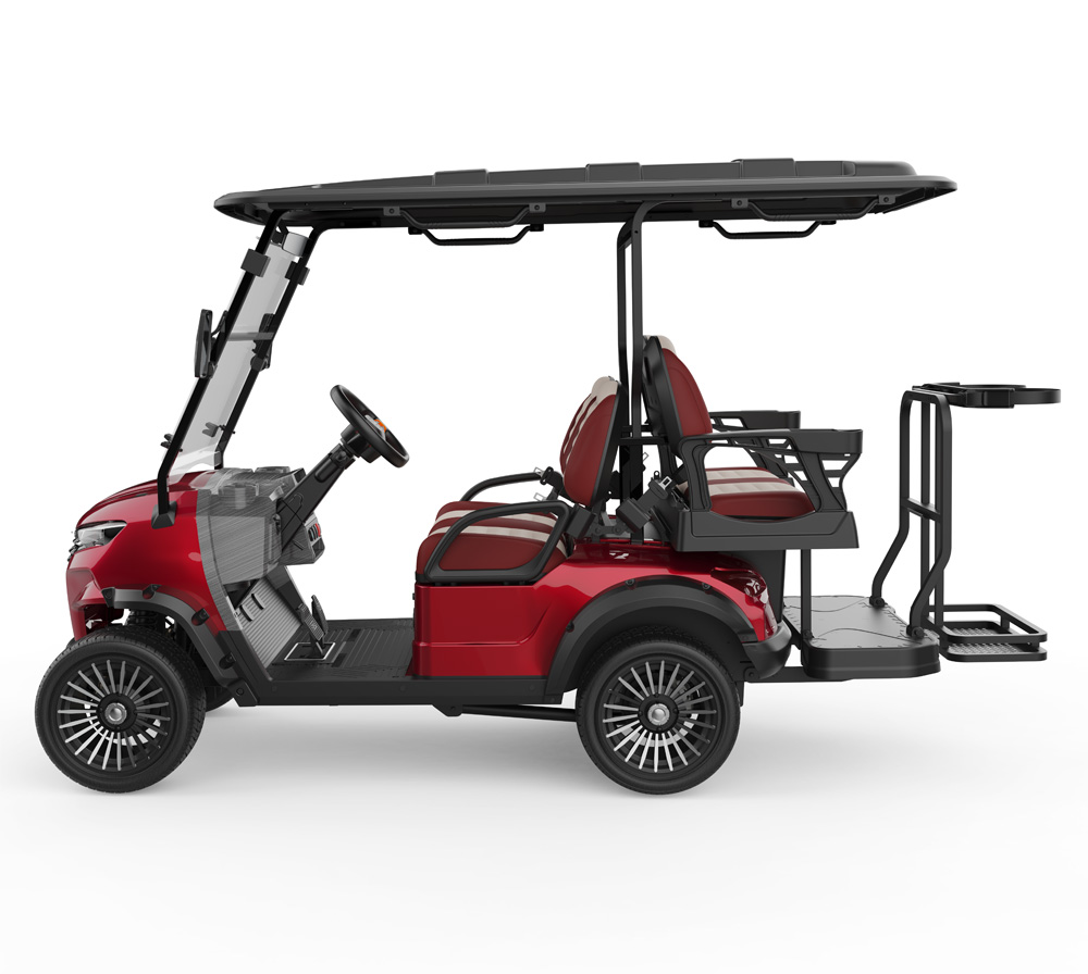 Smart Multimedia System Golf Cart USB Charging Port Electric Golf Buggy with LED Light Night Golf Course Patrol Car