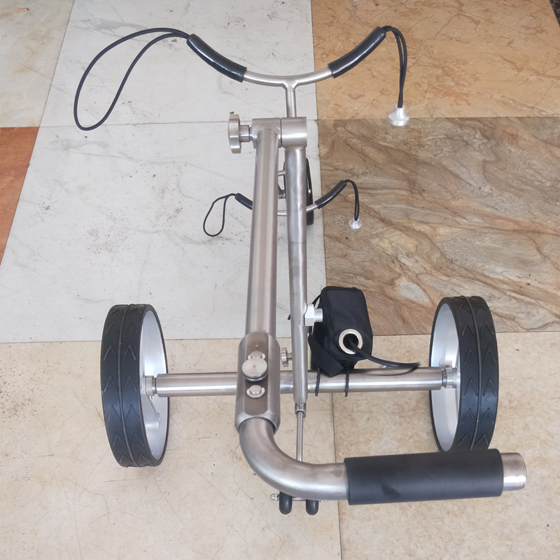 Golf Cart Prices Electric Titanium Alloy Trolley With Remote Control Invisible Tubular Motor Lithium Battery