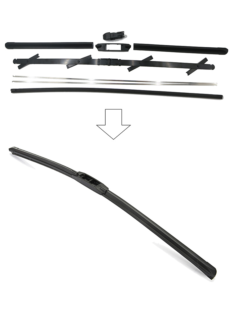 Factory Wholesale 14"-28" Premium Soft Windshield Wipers All-weather Natural Rubber Blade ISO Certified VW Golf T-Roc Pickup