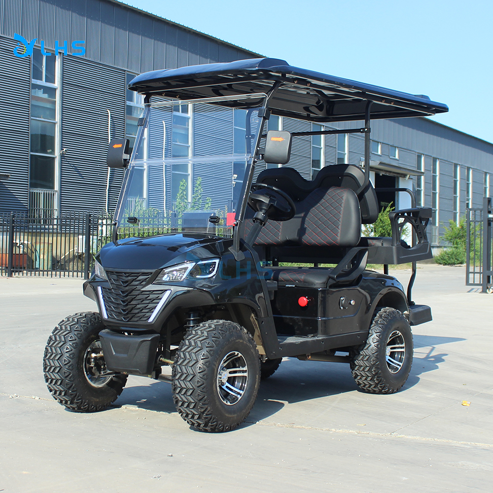 Black Electric Customized Color Golf Carts Garden Utility Vehicles Golf Buggy Cart for Adults Golf Car with Competitive Price