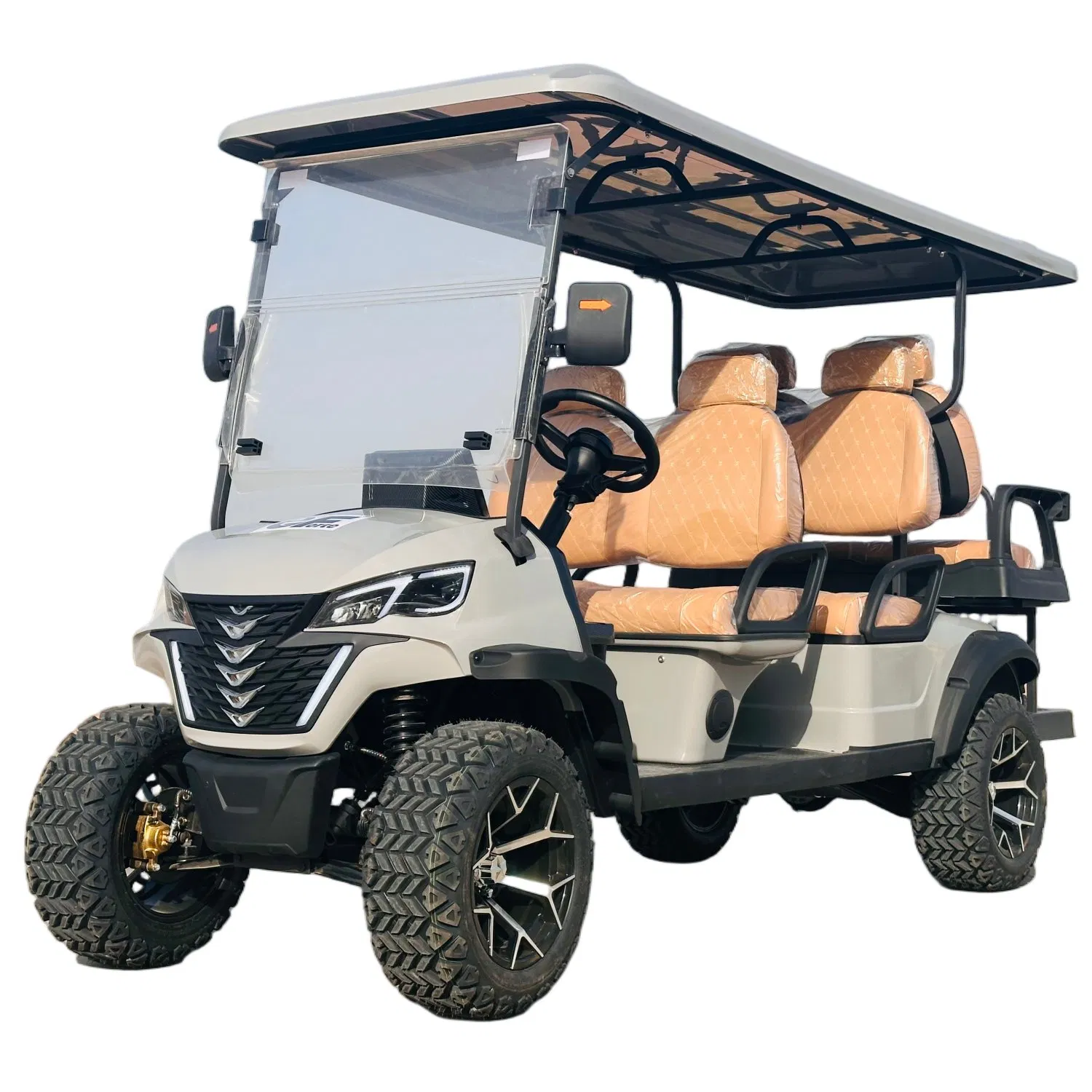 Premium Electric Vehicle Cart 6-Seater Electric Golf Cart Golf Trolley for Effortless Course Travel Golf Course Go-Carts