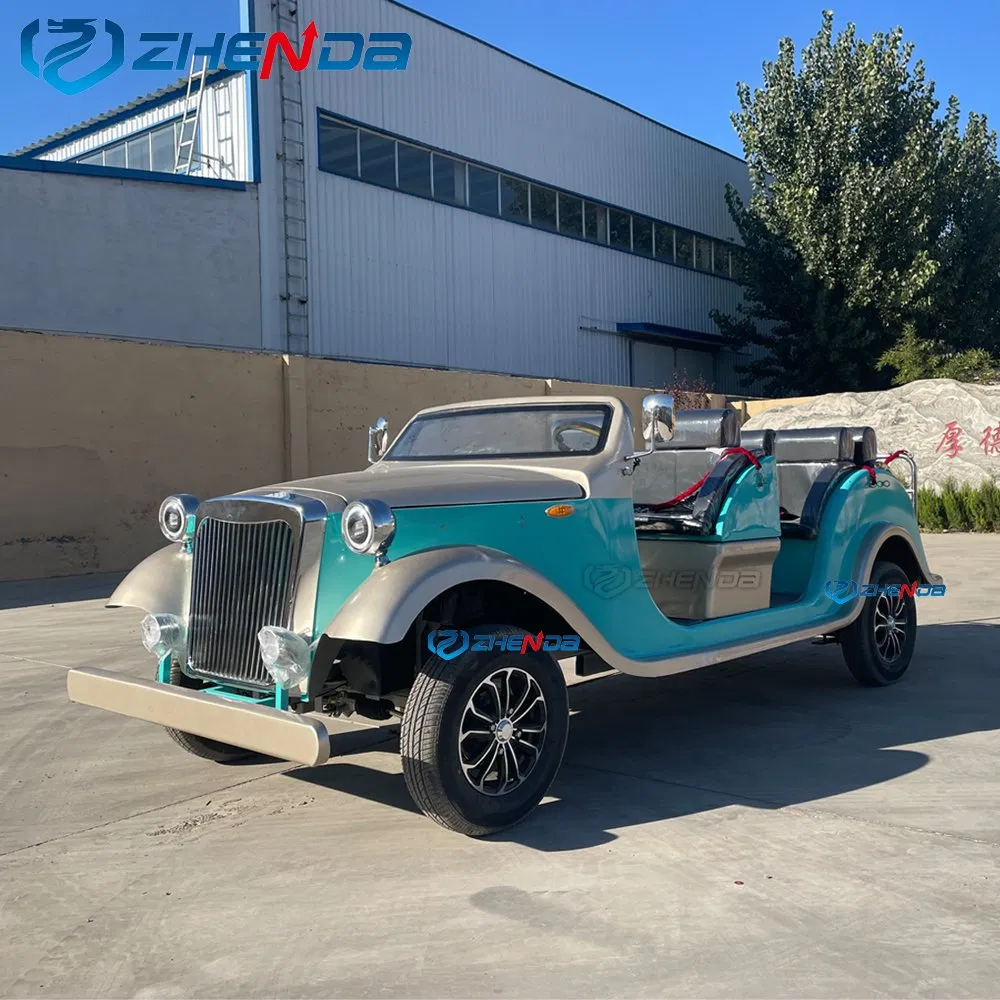 Luxury Cheap 2&4 Seats Electric Vintage/Antique/Classic Golf Cart for Wedding Resort Hotel
