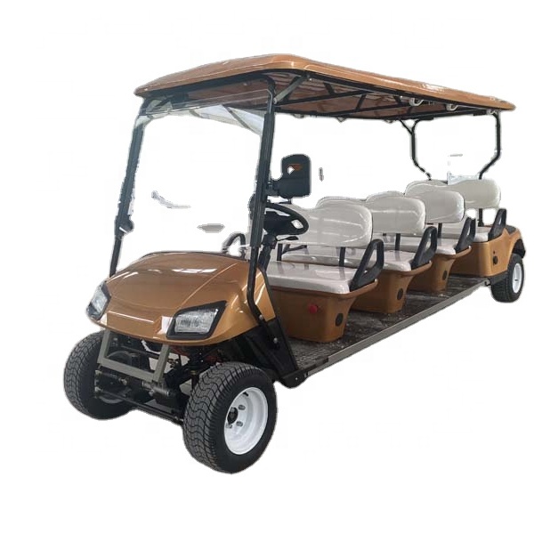 QIFAN Mini Luxury 4 Seats 6 Seats 8 Seats Electric Classic Golf Cart for Wedding Resort Hotel
